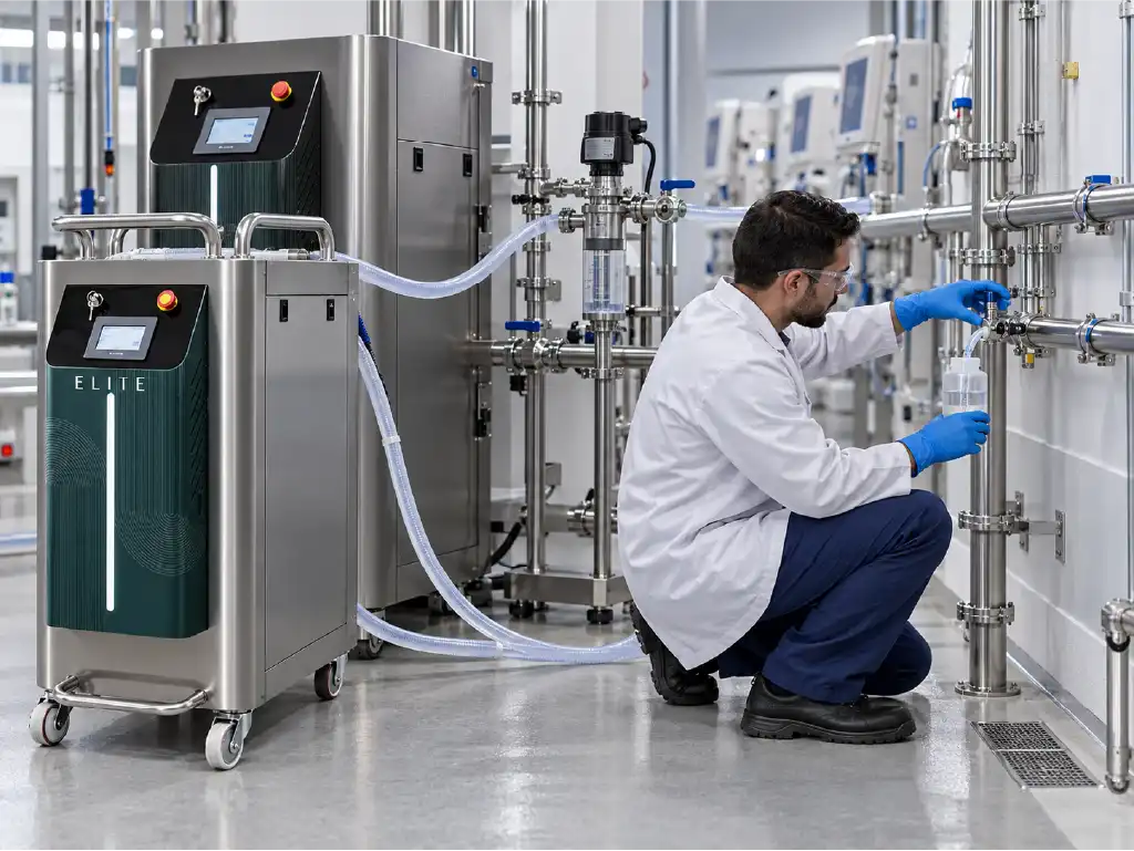Hemodialysis RO Membrane CIP and Loop Disinfection